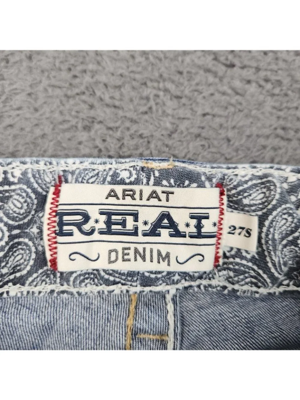 ARIAT Women's R.E.A.L. Mid Rise Stretch Original Boot Cut Jean Size 27S Riding - Picture 3 of 9